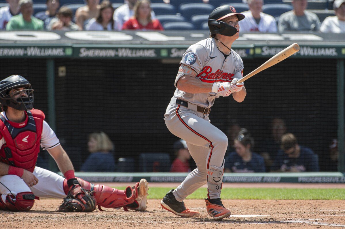 Gunnar Henderson dan Adley Rutschman menggabungkan 5 RBIs saat Orioles mengalahkan Guardians yang memimpin MLB 9-5